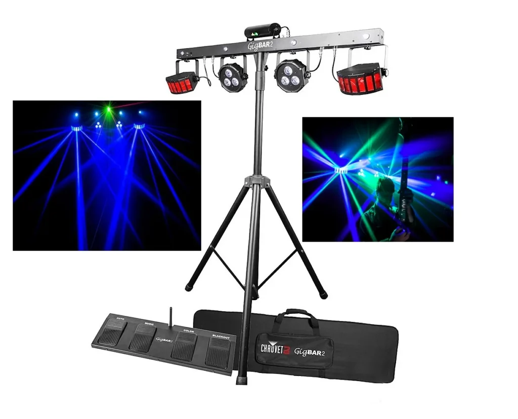 page éclairage ChauvetDJ gigbar2